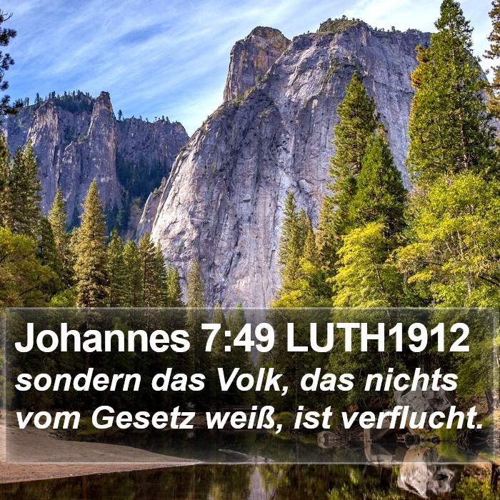 Johannes 7:49 LUTH1912 Bible Study