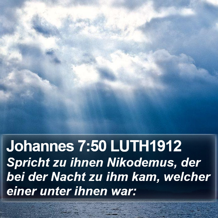 Johannes 7:50 LUTH1912 Bible Study