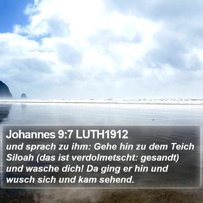 Johannes 9:7 LUTH1912 Bible Study