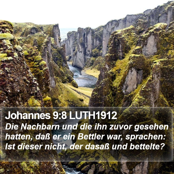 Johannes 9:8 LUTH1912 Bible Study