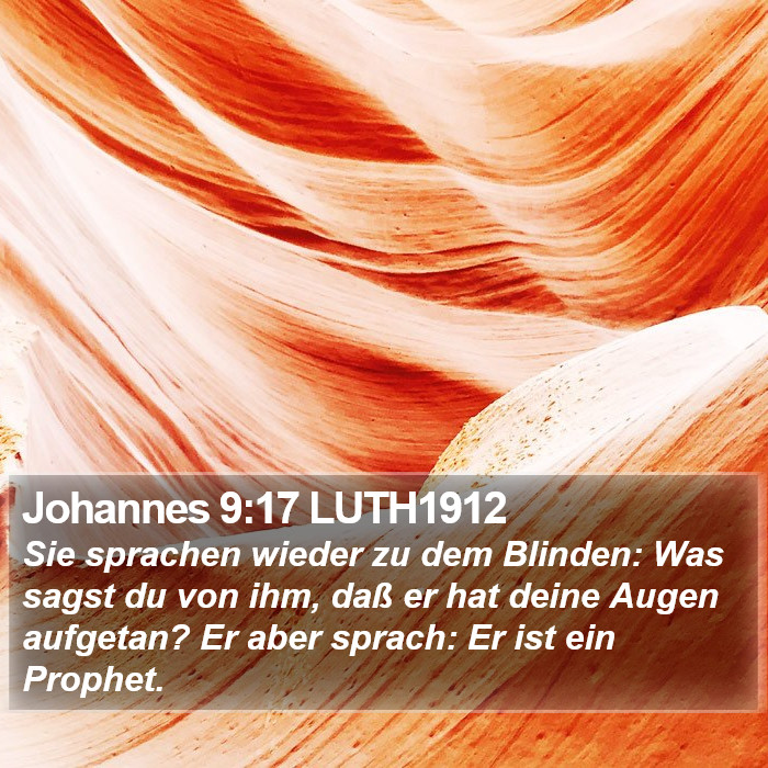 Johannes 9:17 LUTH1912 Bible Study