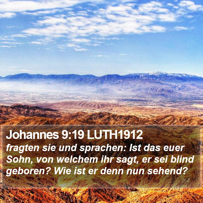 Johannes 9:19 LUTH1912 Bible Study