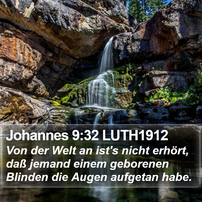 Johannes 9:32 LUTH1912 Bible Study