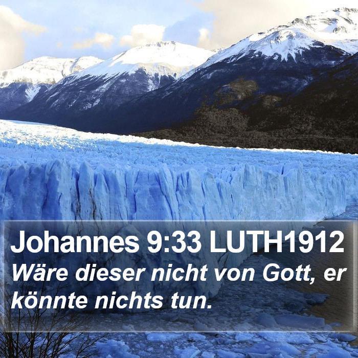 Johannes 9:33 LUTH1912 Bible Study