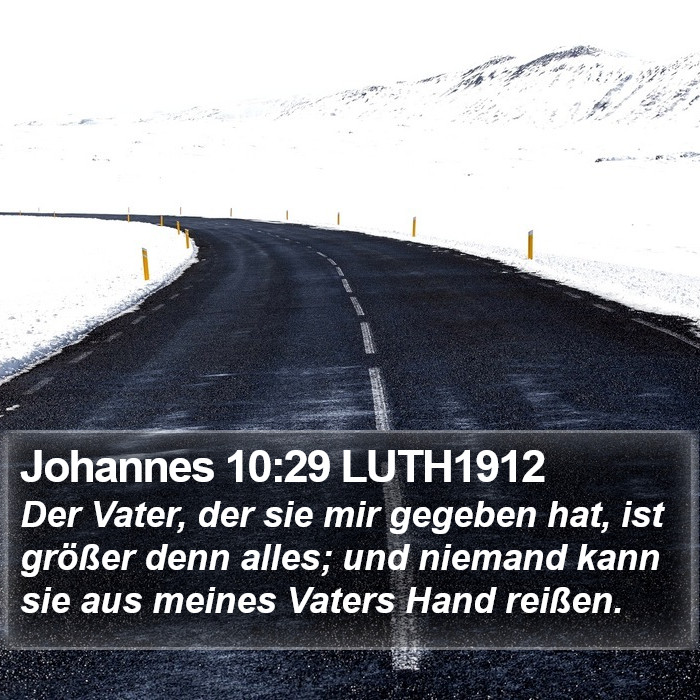Johannes 10:29 LUTH1912 Bible Study