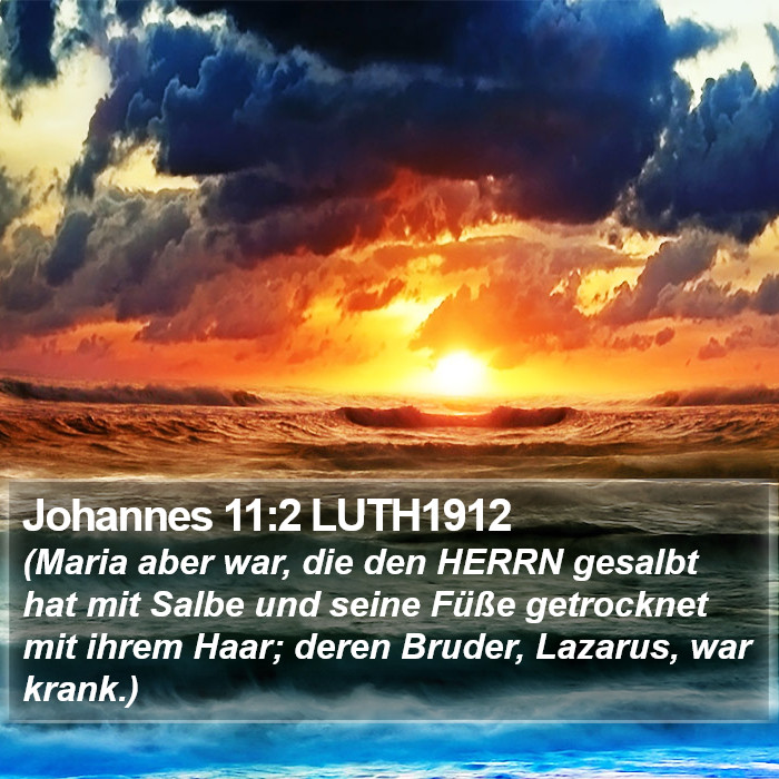 Johannes 11:2 LUTH1912 Bible Study