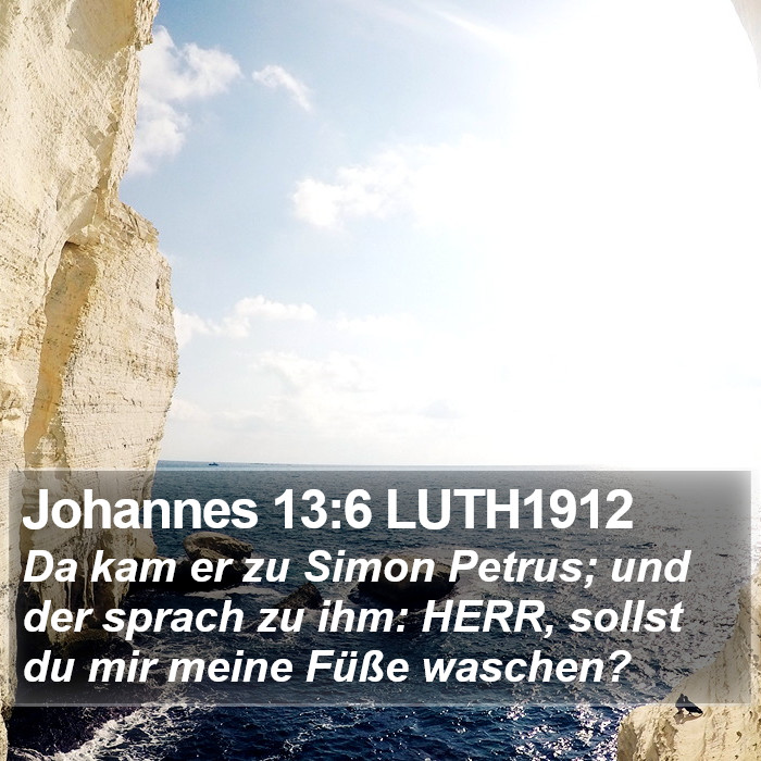 Johannes 13:6 LUTH1912 Bible Study