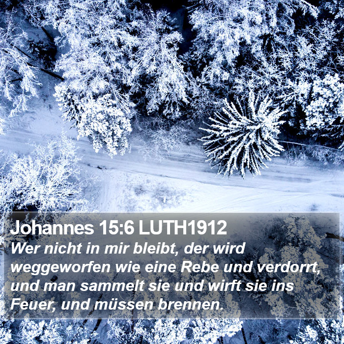 Johannes 15:6 LUTH1912 Bible Study
