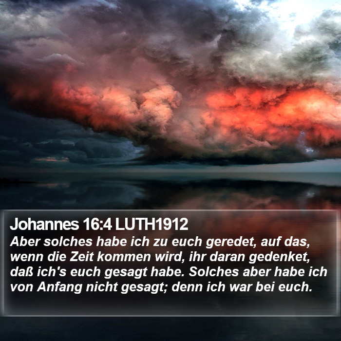 Johannes 16:4 LUTH1912 Bible Study