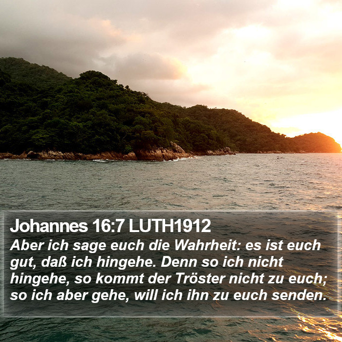 Johannes 16:7 LUTH1912 Bible Study