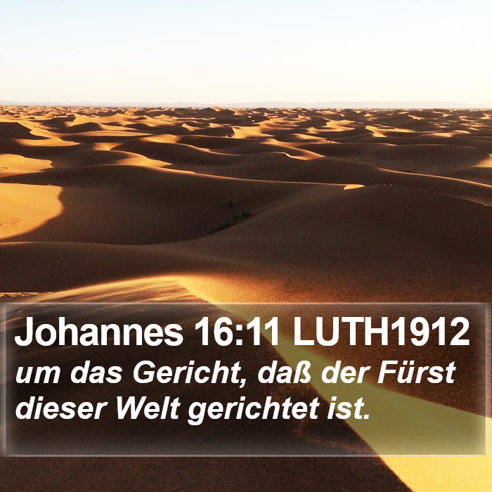 Johannes 16:11 LUTH1912 Bible Study