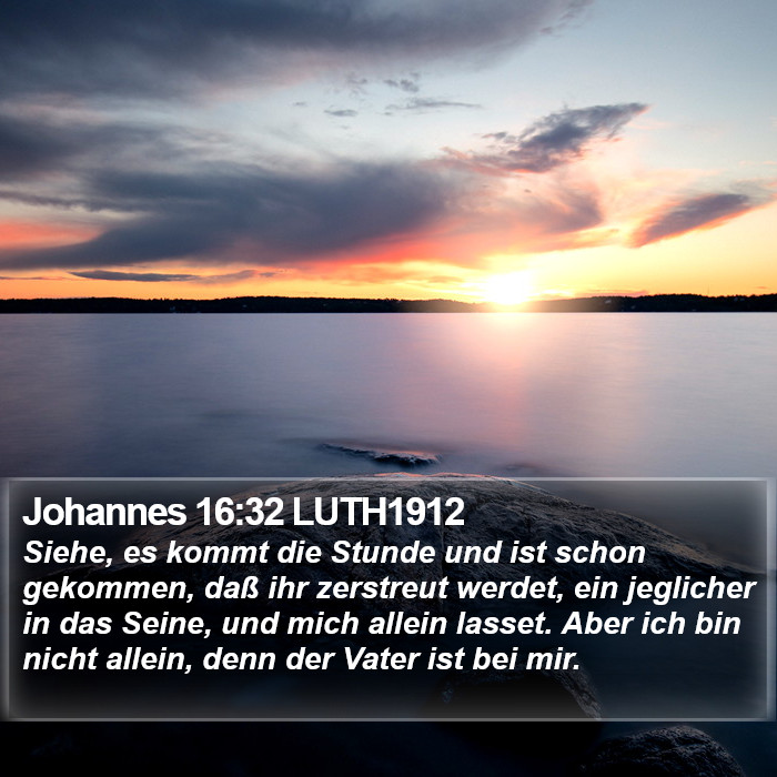 Johannes 16:32 LUTH1912 Bible Study