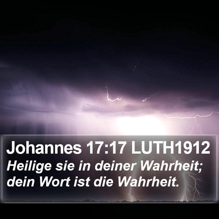 Johannes 17:17 LUTH1912 Bible Study