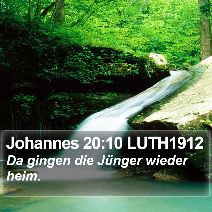 Johannes 20:10 LUTH1912 Bible Study