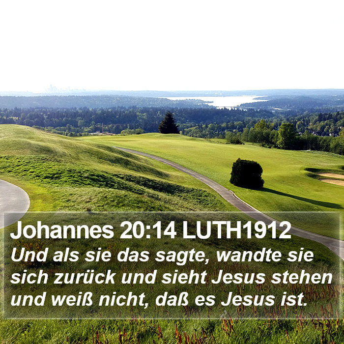 Johannes 20:14 LUTH1912 Bible Study