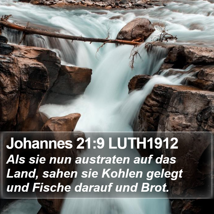 Johannes 21:9 LUTH1912 Bible Study