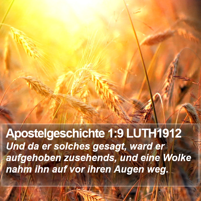 Apostelgeschichte 1:9 LUTH1912 Bible Study