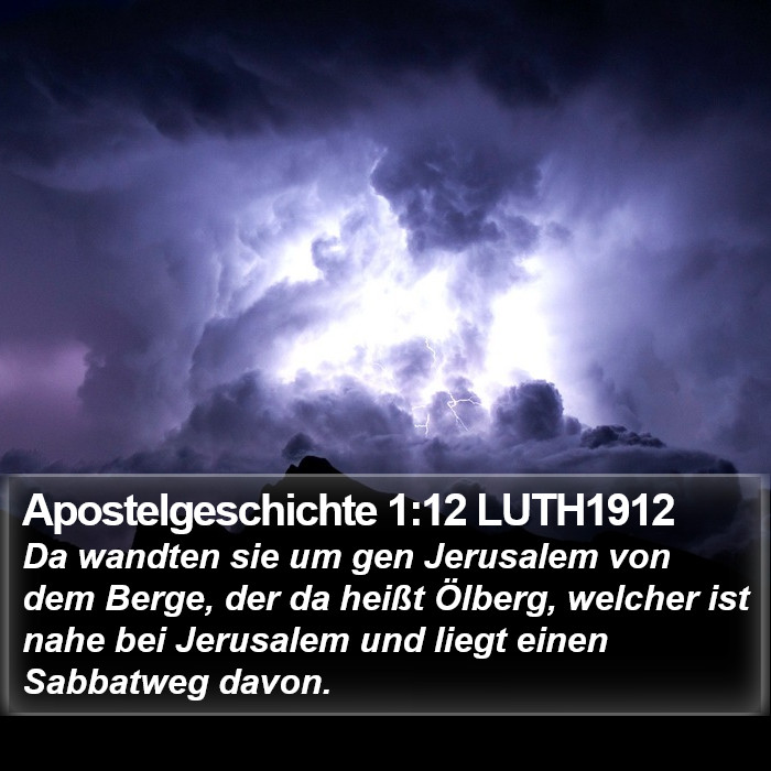 Apostelgeschichte 1:12 LUTH1912 Bible Study