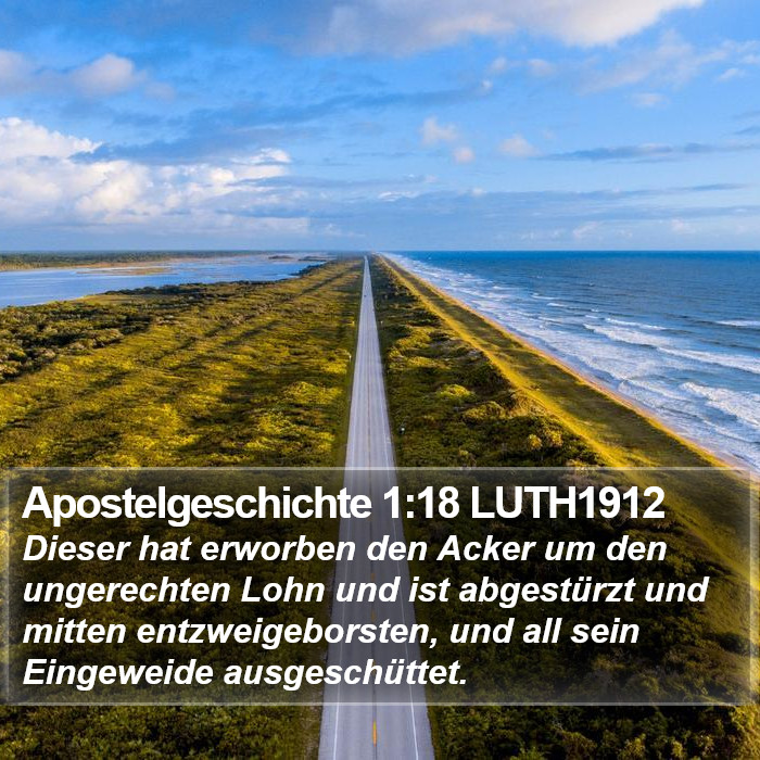 Apostelgeschichte 1:18 LUTH1912 Bible Study