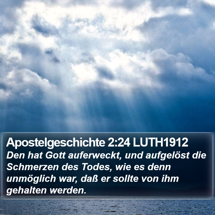 Apostelgeschichte 2:24 LUTH1912 Bible Study