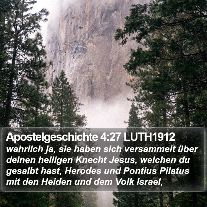 Apostelgeschichte 4:27 LUTH1912 Bible Study