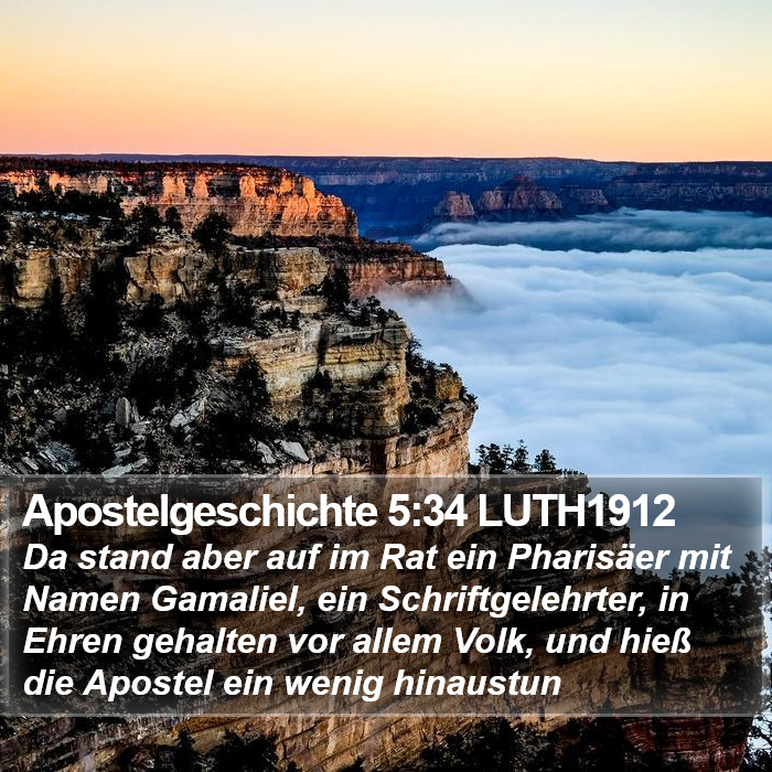 Apostelgeschichte 5:34 LUTH1912 Bible Study