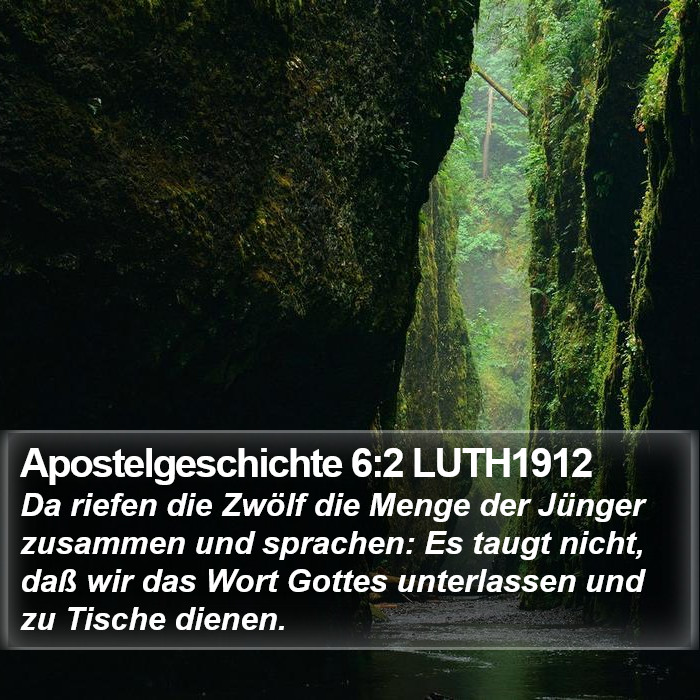 Apostelgeschichte 6:2 LUTH1912 Bible Study