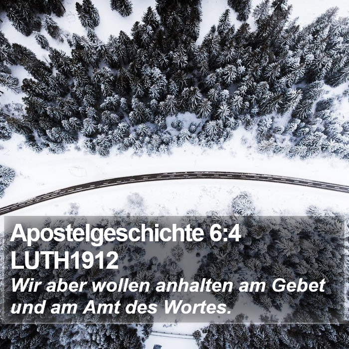 Apostelgeschichte 6:4 LUTH1912 Bible Study