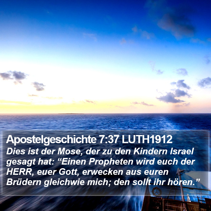 Apostelgeschichte 7:37 LUTH1912 Bible Study