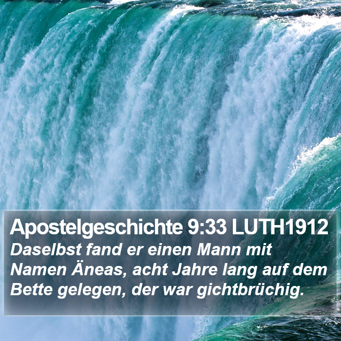 Apostelgeschichte 9:33 LUTH1912 Bible Study