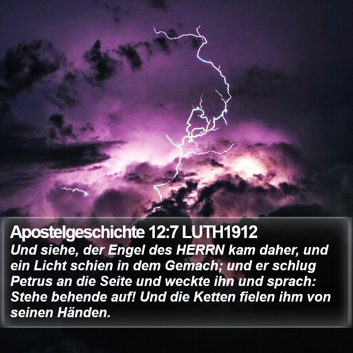 Apostelgeschichte 12:7 LUTH1912 Bible Study