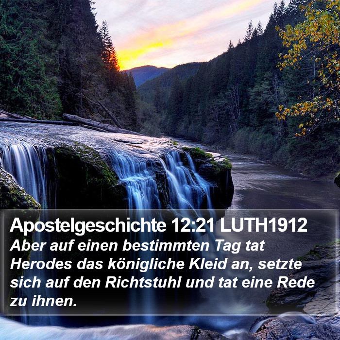 Apostelgeschichte 12:21 LUTH1912 Bible Study