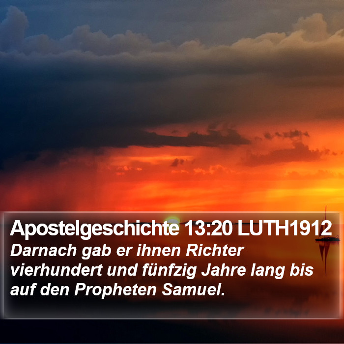 Apostelgeschichte 13:20 LUTH1912 Bible Study