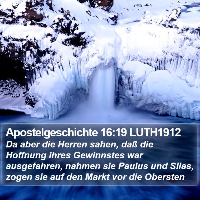 Apostelgeschichte 16:19 LUTH1912 Bible Study