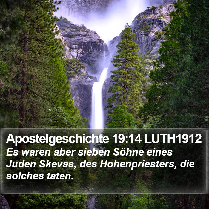 Apostelgeschichte 19:14 LUTH1912 Bible Study