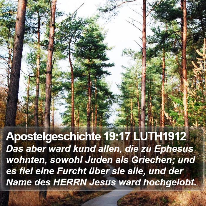 Apostelgeschichte 19:17 LUTH1912 Bible Study