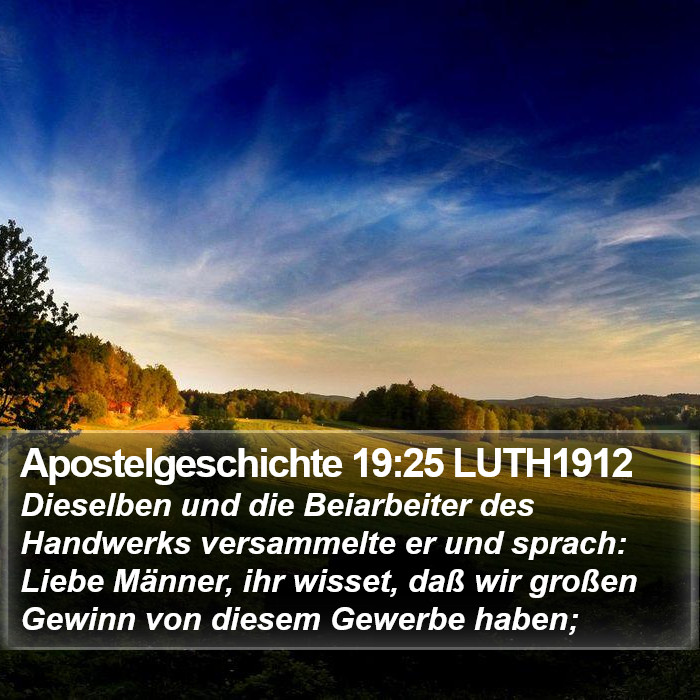 Apostelgeschichte 19:25 LUTH1912 Bible Study