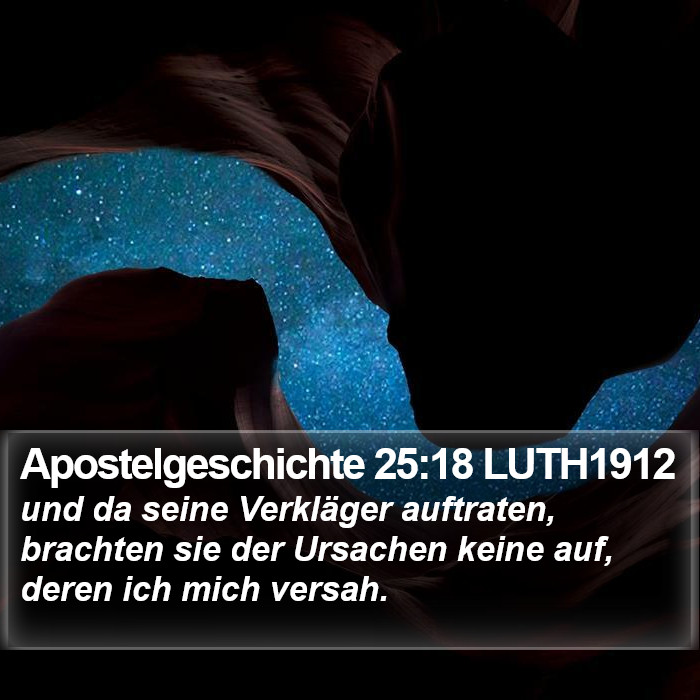 Apostelgeschichte 25:18 LUTH1912 Bible Study