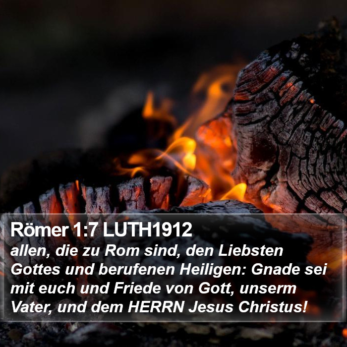 Römer 1:7 LUTH1912 Bible Study