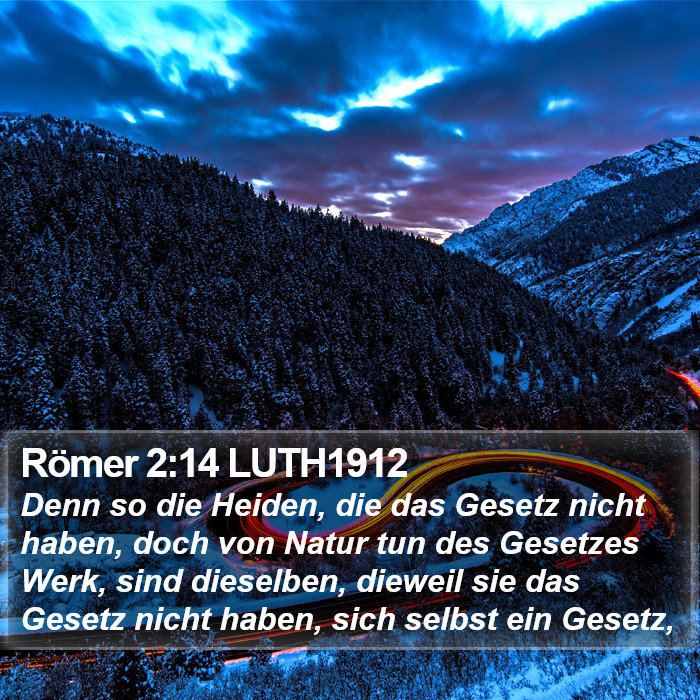 Römer 2:14 LUTH1912 Bible Study