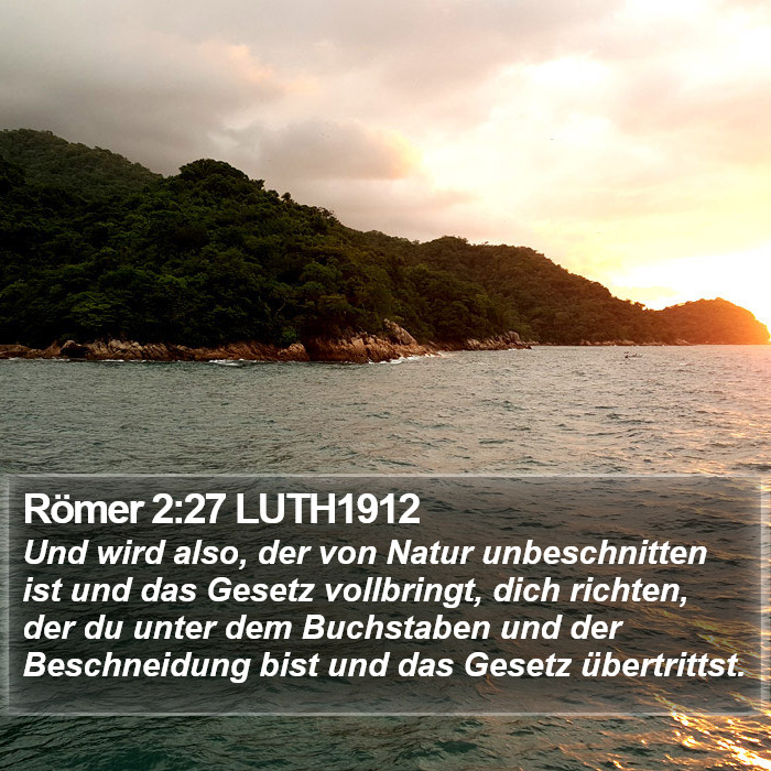 Römer 2:27 LUTH1912 Bible Study