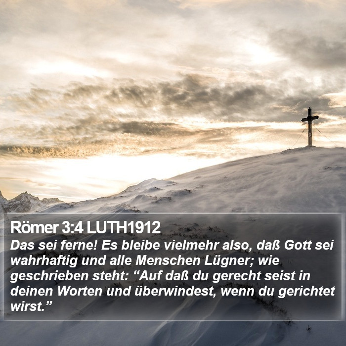 Römer 3:4 LUTH1912 Bible Study