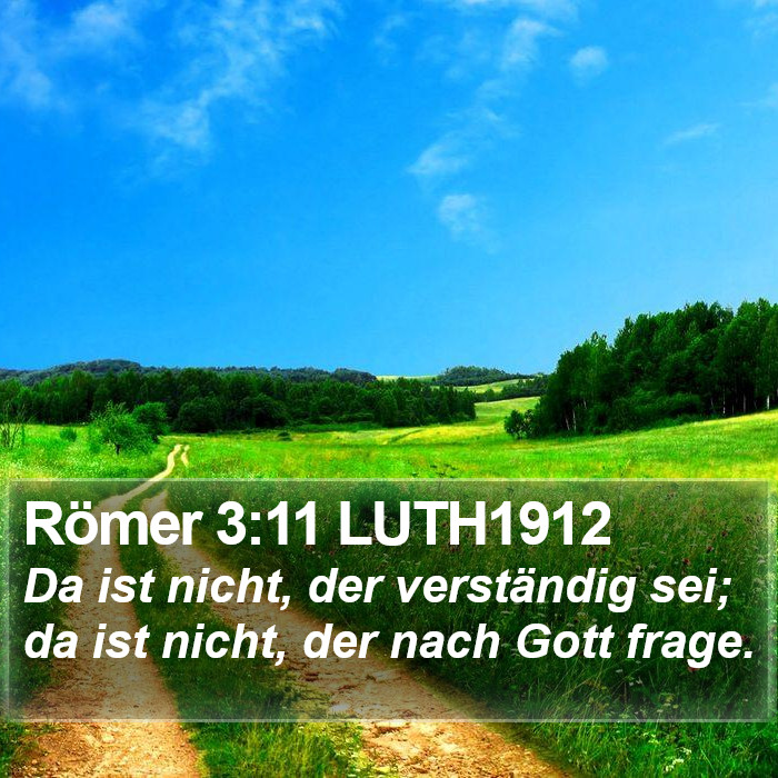 Römer 3:11 LUTH1912 Bible Study