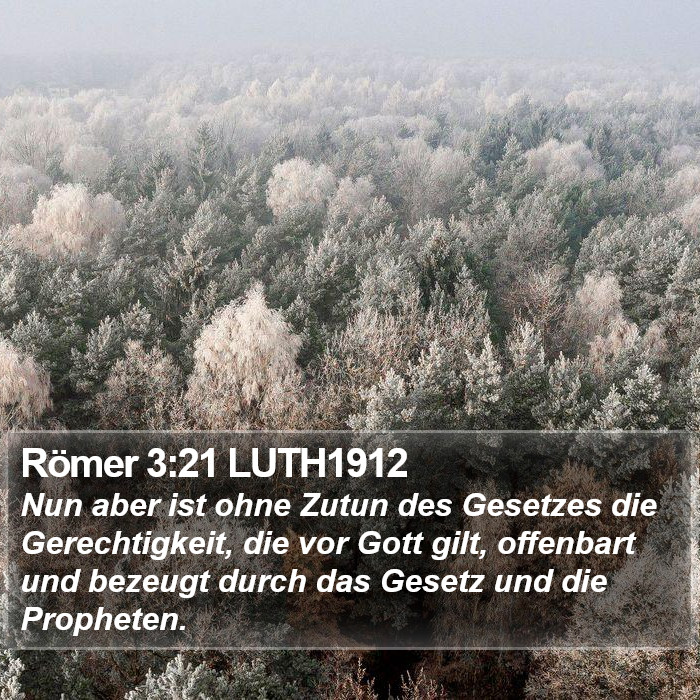 Römer 3:21 LUTH1912 Bible Study