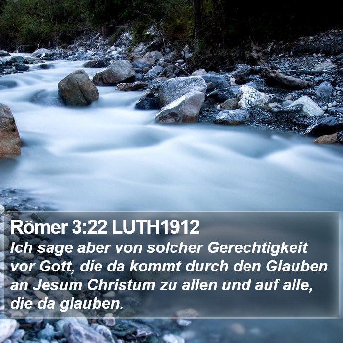 Römer 3:22 LUTH1912 Bible Study