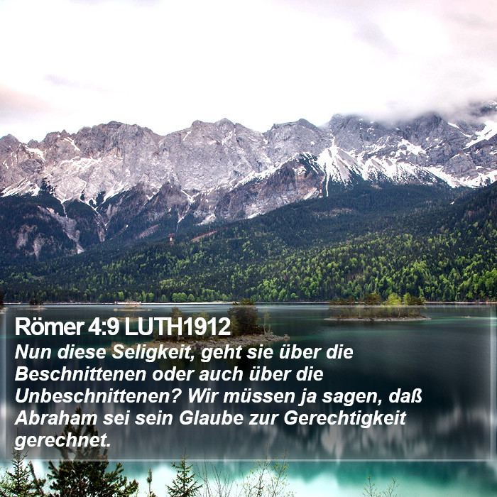 Römer 4:9 LUTH1912 Bible Study