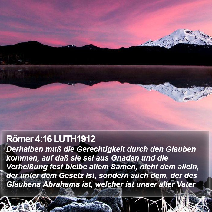 Römer 4:16 LUTH1912 Bible Study