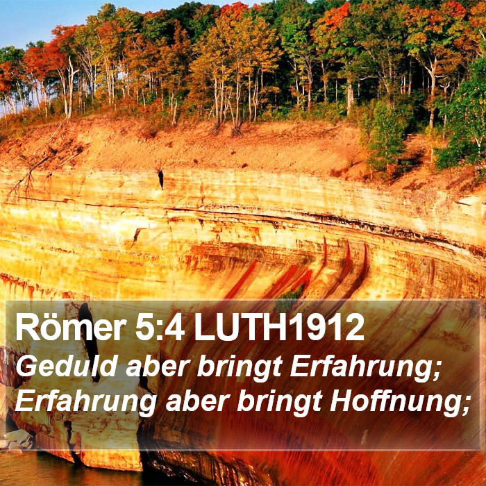 Römer 5:4 LUTH1912 Bible Study