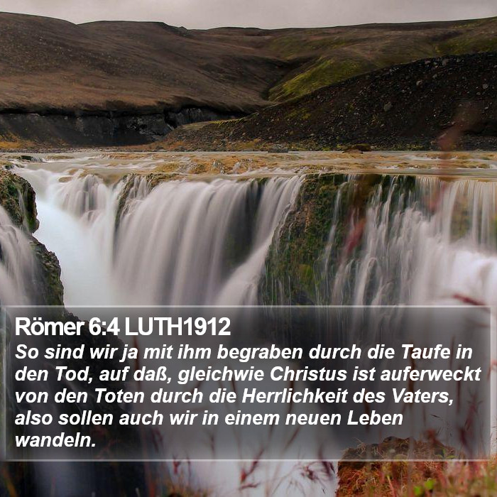 Römer 6:4 LUTH1912 Bible Study