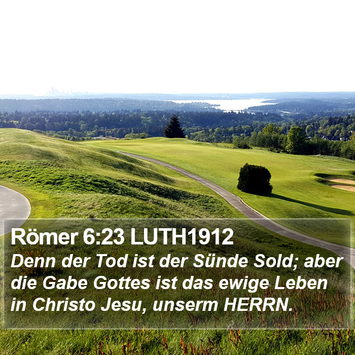 Römer 6:23 LUTH1912 Bible Study